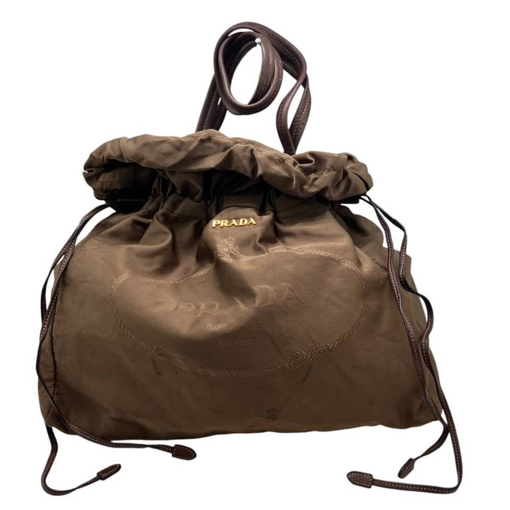 PRADA Jacquard Tote Bag HandBag